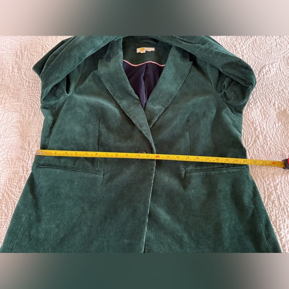 Boden Marylebone Corduroy Blazer Emerald Green Women’s US Sz 14R Academia - Picture 14 of 16